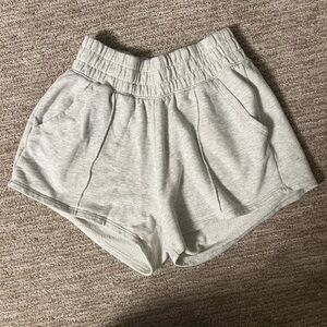 Gilly Hicks High waist shorts- size XS. Color: heather gray